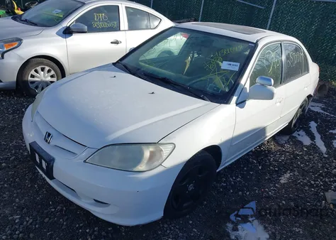 2004 Honda Civic Ex из США, поврежденный, VIN 2HGES26724H506299